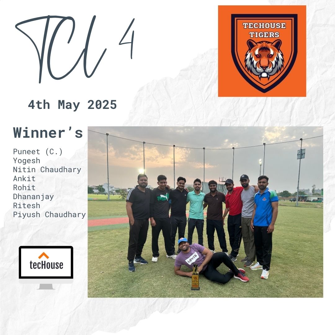 Techouse 4th Cricket Tournament – Register Now! 1