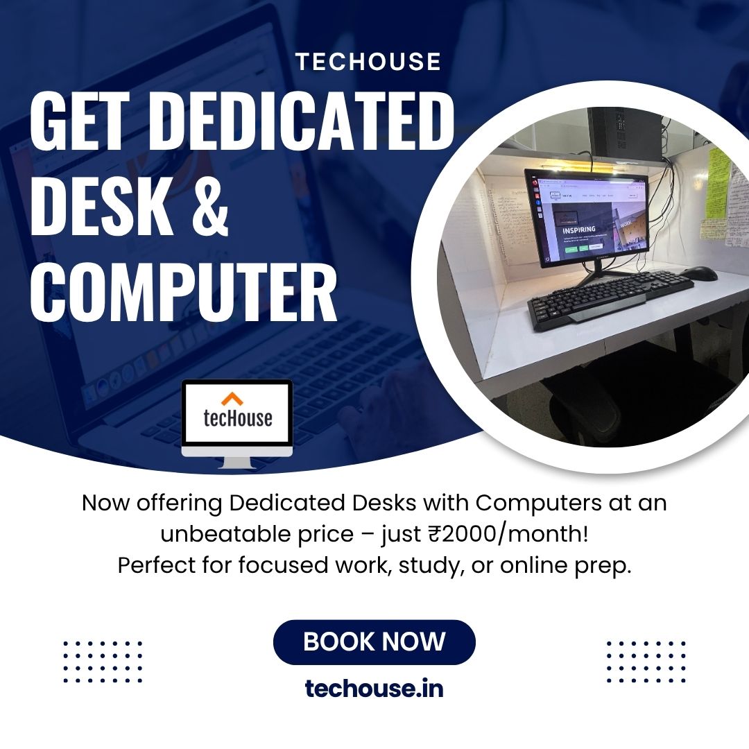 Dedicated Desk With Computer at ₹2000