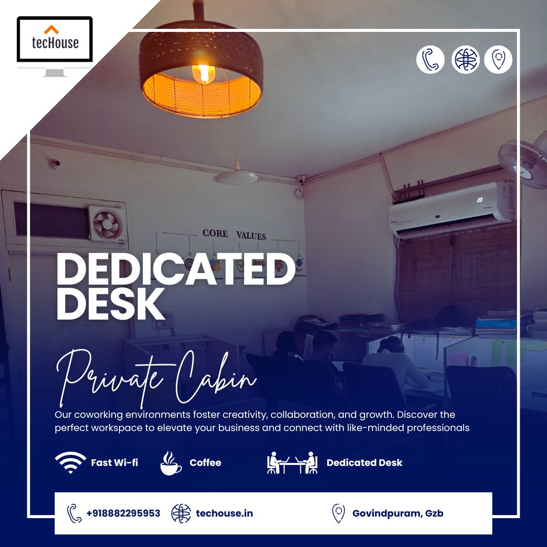 Dedicated Desk, Private Cabin