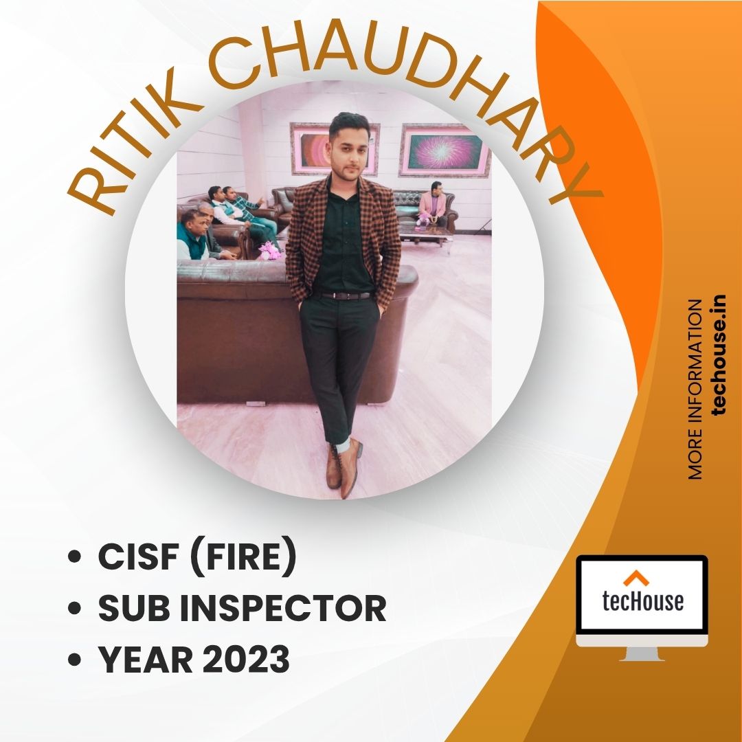 RITIK CHAUDHARY CISF FIRE (SUB INSPECTOR)