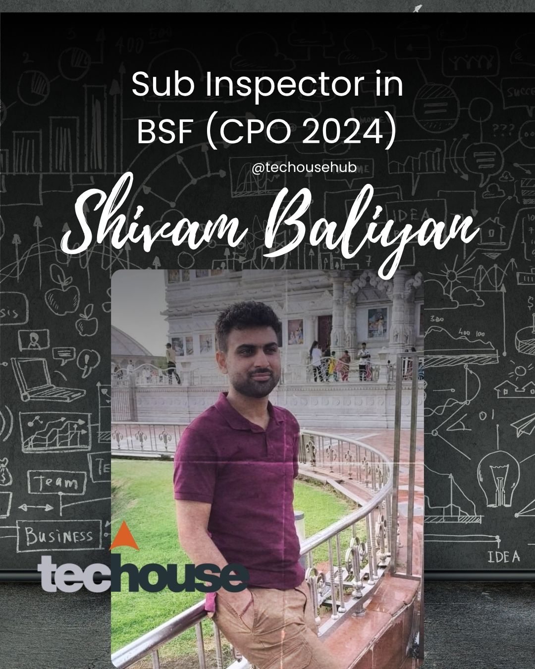 Shivam Baliyan – Sub Inspector in BSF (CPO 2024)
