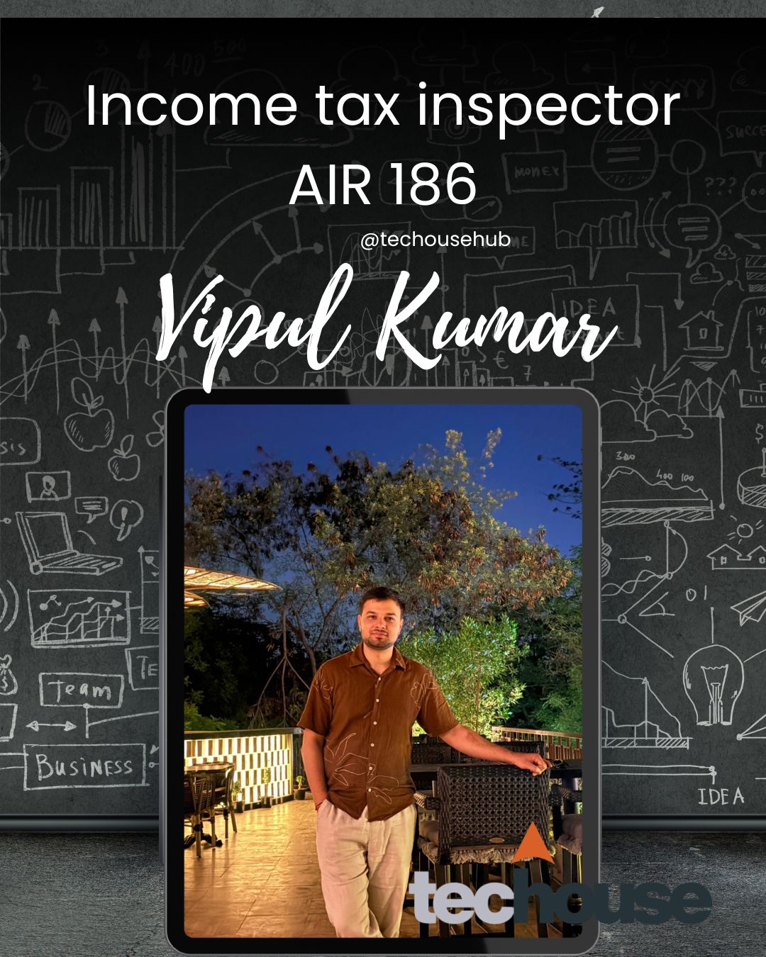 Vipul Kumar’s Inspiring Journey to Income Tax Inspector (AIR 186)